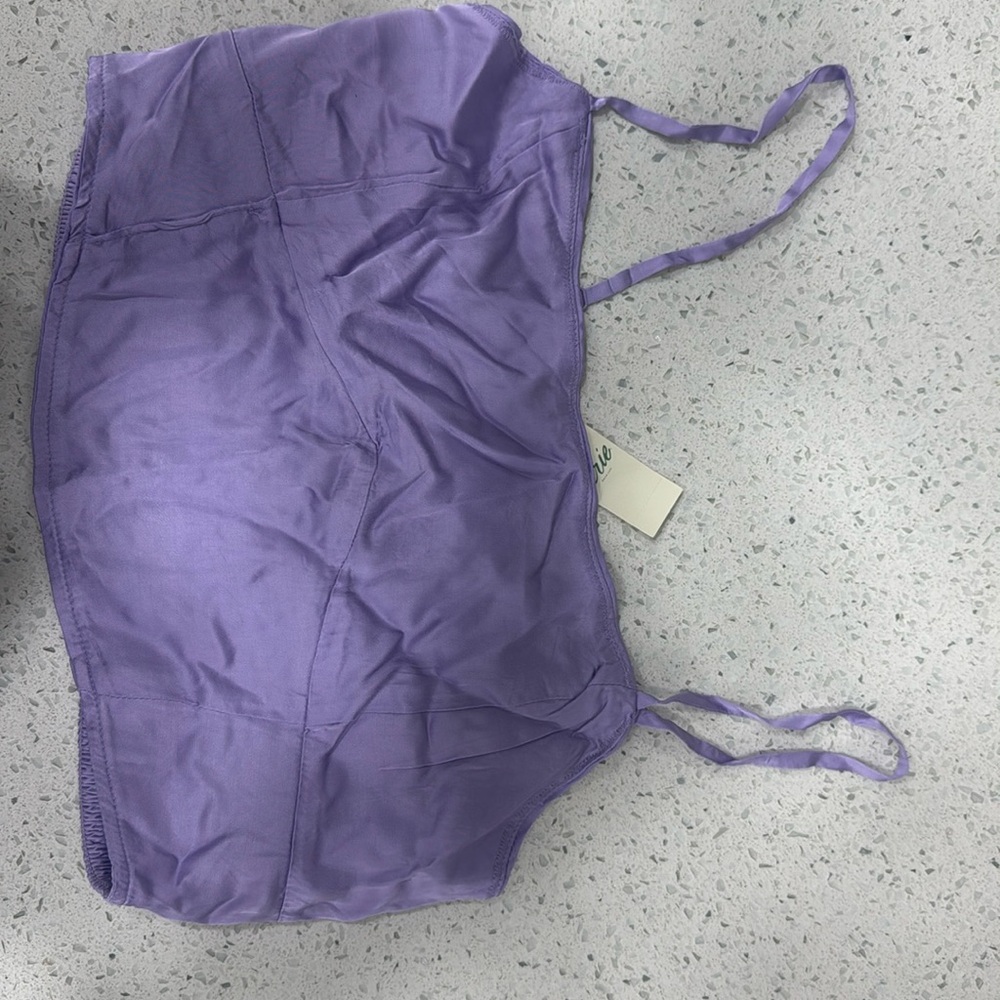 PURPLE AERIE CROP TOP